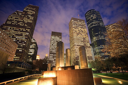 Houston Tranquility Park at Night.jpg