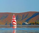 Smith Mountain Lake Red & White Sailboat.jpg